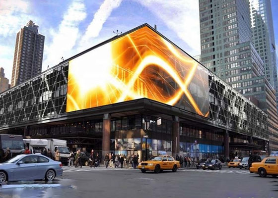 P6 à prova d'água Economização de energia Outdoor Full Color LED Panfletos publicitários 192*192mm Tamanho do módulo