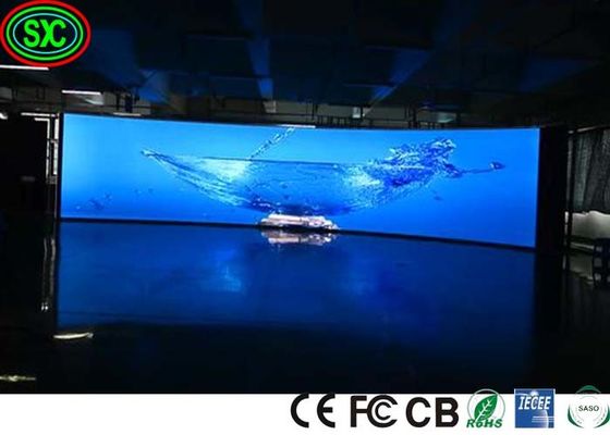 Alta Qualidade Varejo Interior P3 Full Color LED Display Screen Movie Video Parede Igreja Flexível