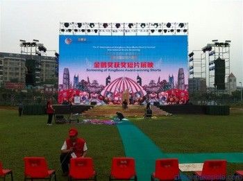 Resistente à água para exteriores Full Color SMD2727 40000dots/sqm P5 Stage LED Video Wall