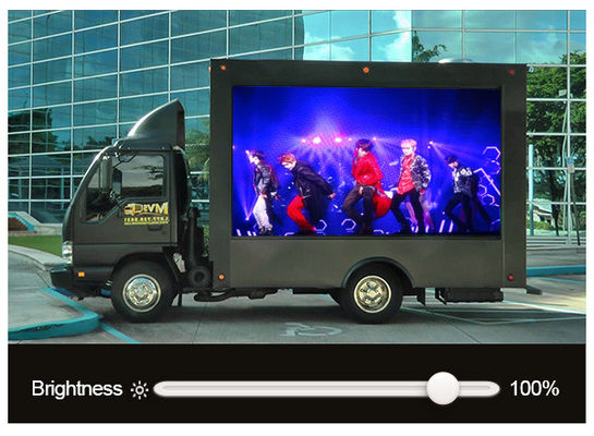 P5mm SMD 2121 Camião móvel LED Display LED Screen 40000 pontos/m2 de caminhão móvel LED