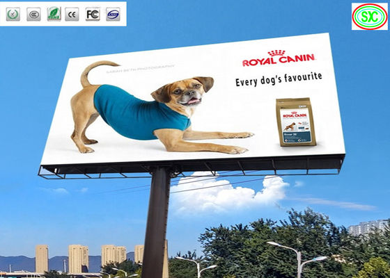 AC90-260V 50-60HZ Full Color Led Display Board Alto brilho 6000 Nits ecrã LED de publicidade exterior