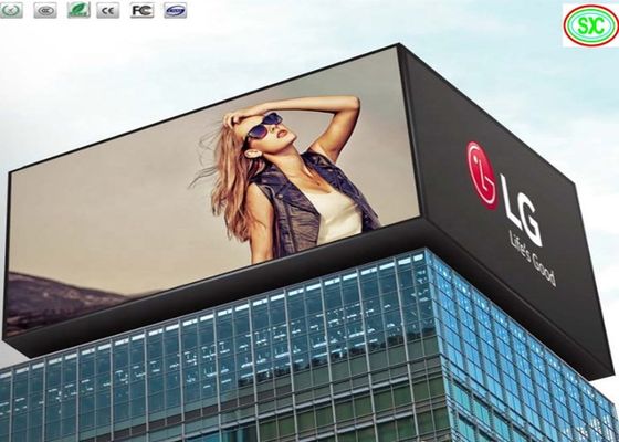 Edifício exterior impermeável P8 Full Color LED Video Wall Para Shopping Malls
