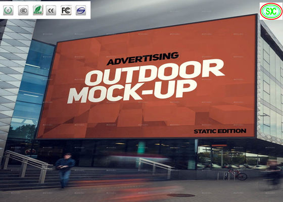 Edifício exterior impermeável P8 Full Color LED Video Wall Para Shopping Malls