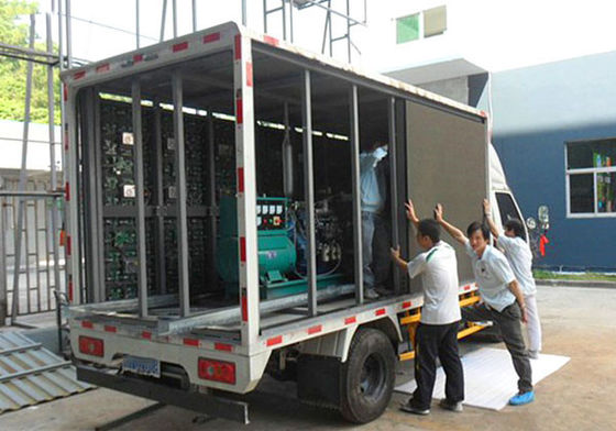 P6 Full Color Van Outdoor Mobile Truck Publicidade LED Display LED Trailer Painel de vídeo
