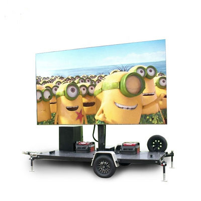 P6 Full Color Van Outdoor Mobile Truck Publicidade LED Display LED Trailer Painel de vídeo