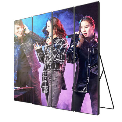 Tela fina interna 640x640mm do cartaz da propaganda do diodo emissor de luz da cor completa do passo P2.5