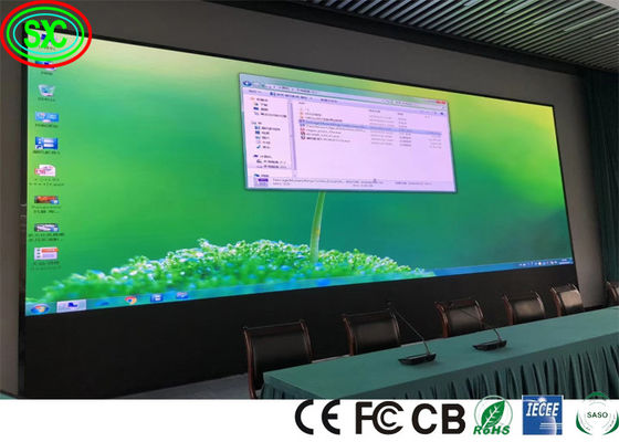 Bom preço O diodo emissor de luz interno da cor P3 completa indica a parede video do diodo emissor de luz da definição 4K alta para a conferência dos eventos on-line