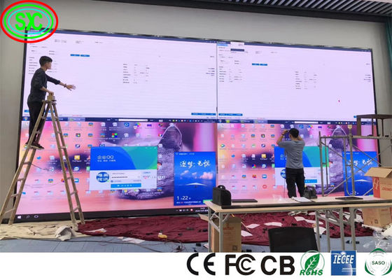 Grande painel de parede de vídeo LED HD flexível P4 P5 192*192mm Programável