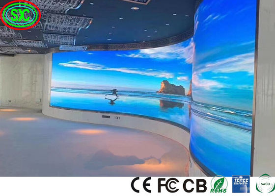 Display LED de fundo de aluguer de palco de ultra-alto brilho P5 com estrutura multi-loop