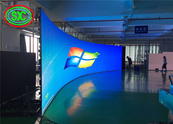 Tela LED de alumínio fundido para interior P4, cor fixa, 3 em 1, Smd2121 COB, display LED colorido