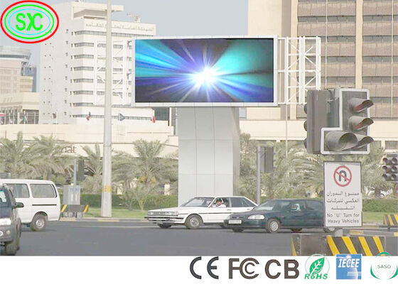 O triângulo direito exterior impermeável exterior de cor completa P10 RGB de brilho alto conduziu a parede video do armário de exposição com CB do CE