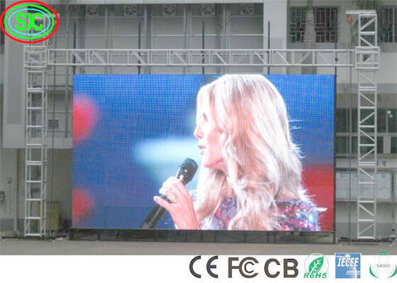 FCC IECEE 6000cd 40000dots/sqm 1R1G1B Ecrãs LED de palco Display LED a cores inteiras