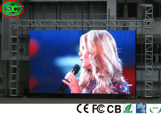 FCC IECEE 6000cd 40000dots/sqm 1R1G1B Ecrãs LED de palco Display LED a cores inteiras