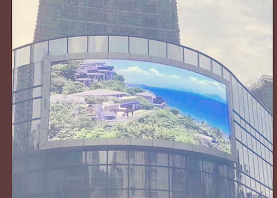 P8 Ecrã de visualização LED de publicidade de vídeo flexível