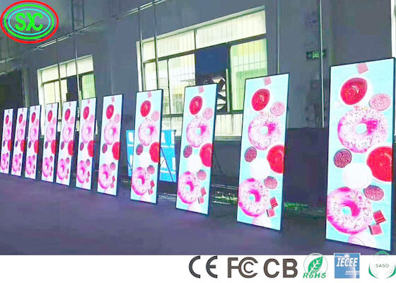 P2 P2.5 P3 LED Outdoor Indoor P2 P2.5 P3 LED Poster Display Move Smart Digital Video Publicidade
