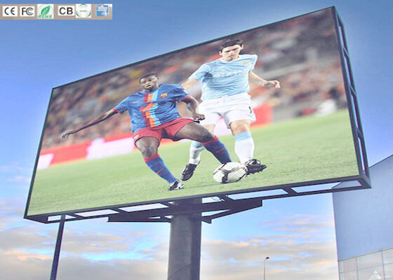 P8 Outdoor Full Color Publicidade Comercial LED Display Billboard Com Coluna