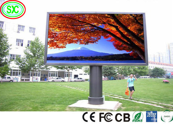 Bom preço Conduzido exterior cor completa visualização o brilho alto sobre o quadro de avisos conduzido propaganda de 7200cd P8 P10 on-line