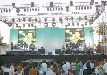 HD Alto brilho em cores externas em cores P8 Eventos Aluguel LED Video Screen