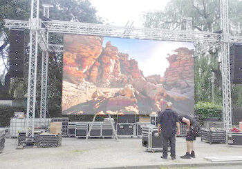 HD Alto brilho em cores externas em cores P8 Eventos Aluguel LED Video Screen