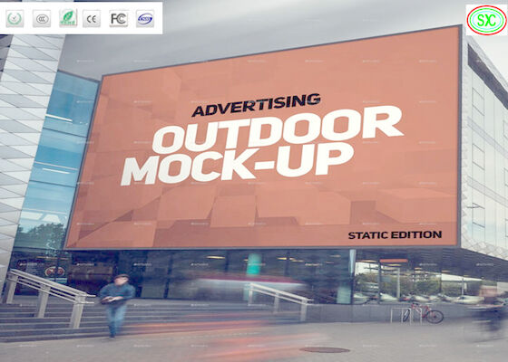 P6 Publicidade de alta luminosidade Grande ecrã de LED exterior Painéis publicitários digitais