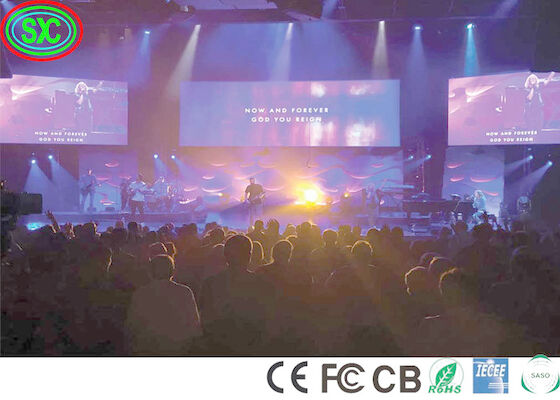 Ecrã Full Color LED para aluguel ao ar livre All Talent Stage 2500 Nits Brilho 3 Densidade de pixels alta 40000dots/sqm