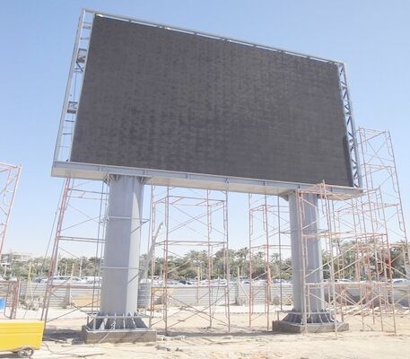 Grandes Outdoor Full Color Waterproof P10 Publicidade LED Outdoors Com Coluna