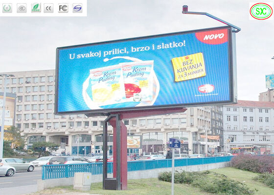 Ecrã de visualização de publicidade LED grande