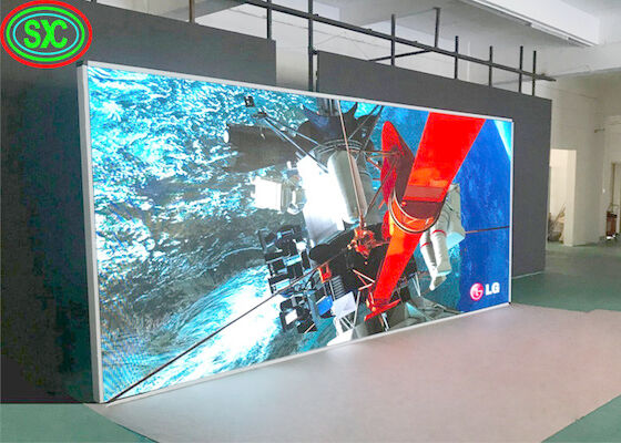 Display LED de alta luminosidade em forma de L P8 exterior em cores completas para publicidade comercial 1/4 Scan L Shape P8 exterior