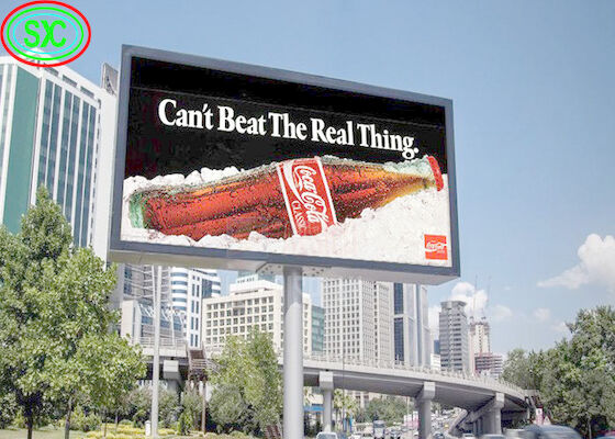P10 Outdoor Waterproof Mounted LED Advertising Billboards com 3 anos de garantia