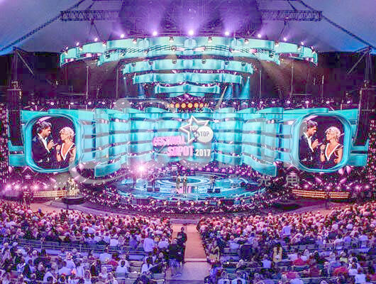IP65 à prova d'água P5 ao ar livre Escenário de eventos a cores inteiras Teatro de vídeo LED