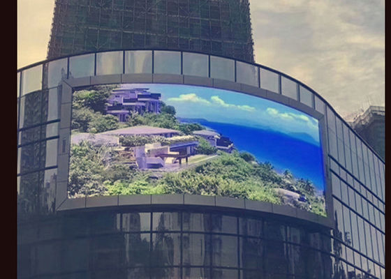 Display LED externo P10 10 mm Pitch de pixels IP65 à prova d'água