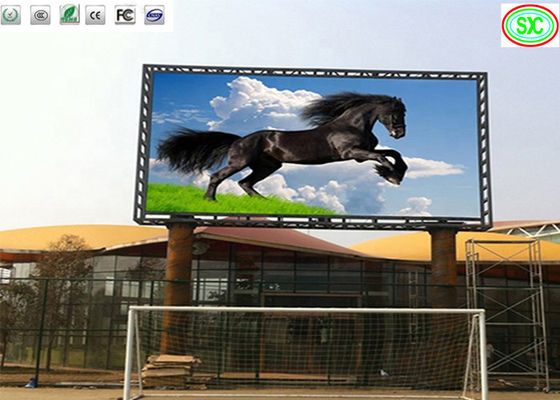 Display LED P10 exterior de 10 mm Pitch de pixels 5000cd/m2 Brilho