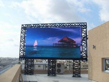 Display LED P10 exterior de 10 mm Pitch de pixels 5000cd/m2 Brilho