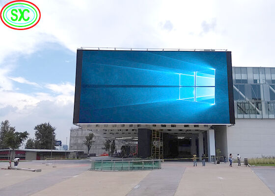 P6 P8 P10 Publicidade ao ar livre Impermeável 960x960mm Armário LED fixo LED painel LED tela de exibição de publicidade comercial