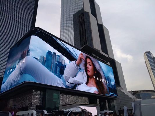 Bom preço P10 à prova d'água Publicidade exterior a cores inteiras Display de vídeo LED 5000 cd / m2 Brilho on-line