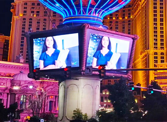 Tela de Publicidade LED Externa P10, Passo de Pixel de 10mm, IP65 à Prova d'Água