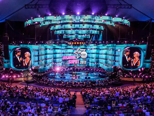 Display LED à prova d'água P3.91 500x500mm IP65 5000cd/㎡ Brilho