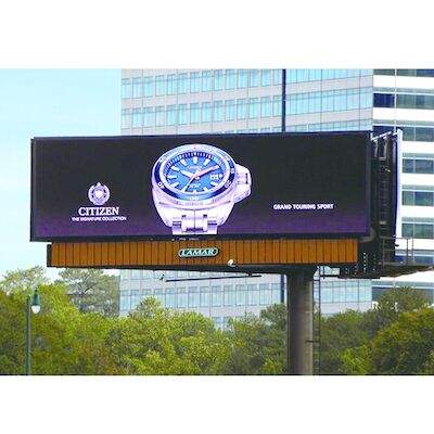 Anúncio de estrada do estádio Alto brilho exterior Full Color P10 LED Video Wall Panel com coluna
