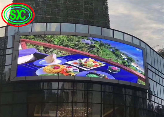Bom preço Display LED RGB SMD P10 para exterior de alto brilho, a cores, para publicidade on-line