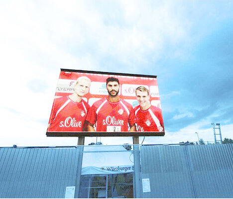 Ecrã de visualização LED de alta luminosidade P6 2x3m