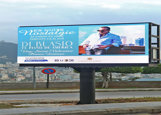 P10 exterior Full Color LED Display IP65 Impermeável 10mm Pitch