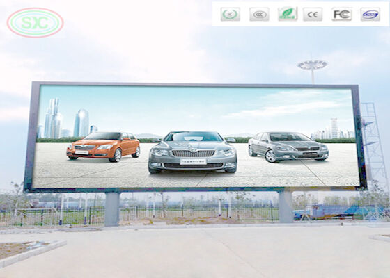 P10 Outdoor Full Color Publicidade 6000cd / m2 Brilho Cartão de LED de alta qualidade