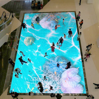Indoor HD P6.25 SMD3528 Full Color LED Dance Floor 1000mmx 500mm Caixa