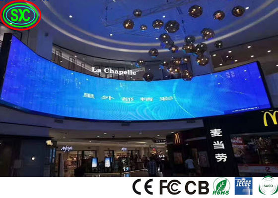 Bom preço Indoor 1100cd/M2 P3.91 Curved Stage LED Screen 240W/M2 led stage background screen on-line