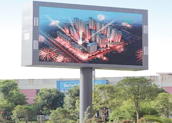 SMD IP65 Exterior Full Color LED Display Screen P10 Edifício Publicitário LED Billboard