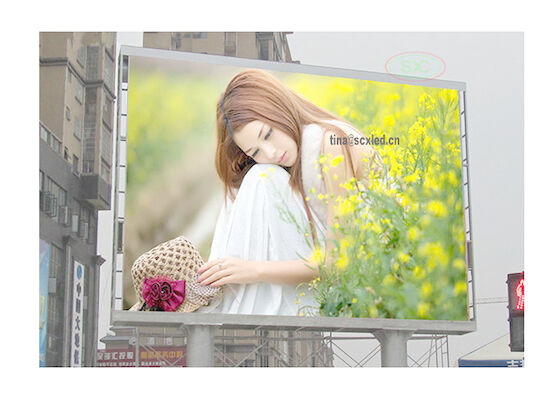 SMD IP65 Exterior Full Color LED Display Screen P10 Edifício Publicitário LED Billboard
