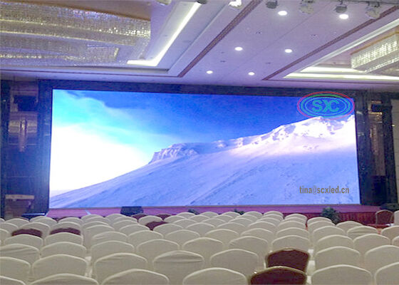 HD P2 Indoor Stage Background Led TV Studio Screen Led Video Wall Screen em cores completas