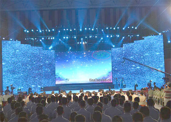 HD P2 Indoor Stage Background Led TV Studio Screen Led Video Wall Screen em cores completas