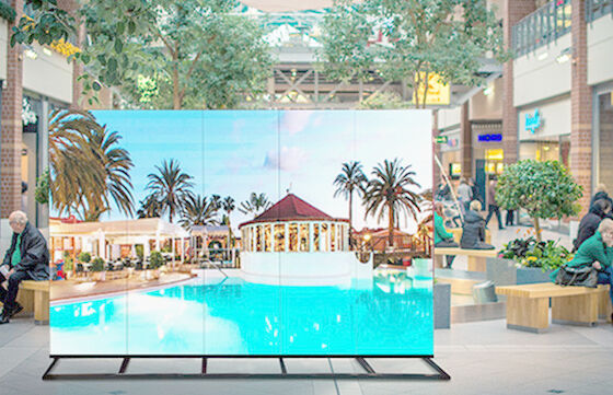 Montagem de parede Full Color Video Led Screen Aluguel Fixação P3 Indoor Display Screen