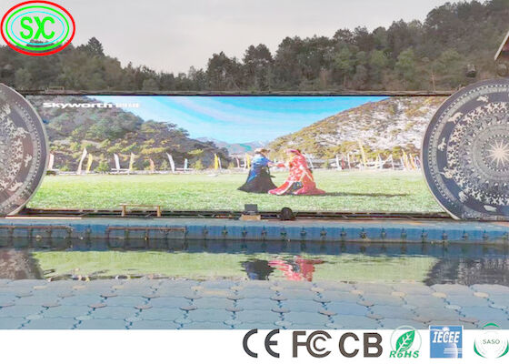 RGB 6000nits SMD3535 Publicidade ao ar livre Ecrãs LED P8 LED ecrã de publicidade comercial